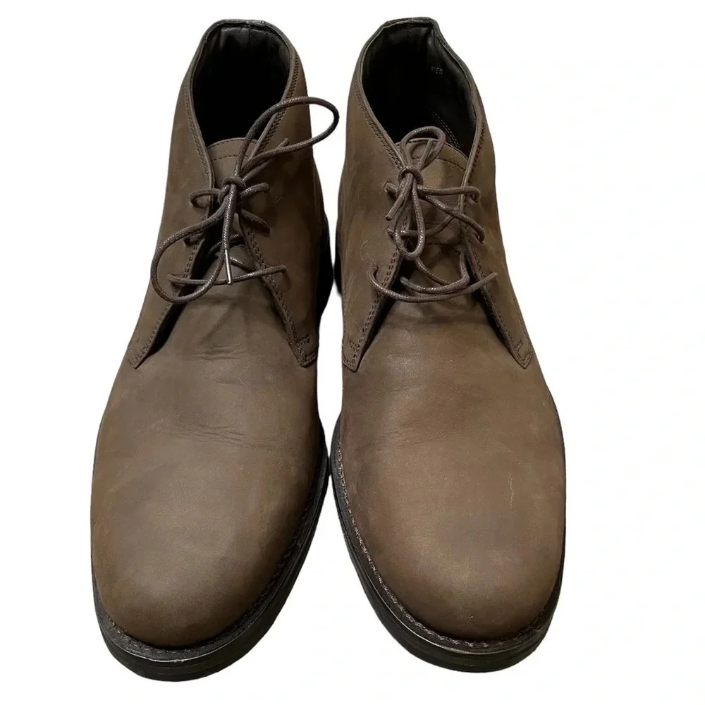 Cole Haan Men’s Brown Suede Lace Up Chukka Ankle Boot Shoe Size 12
